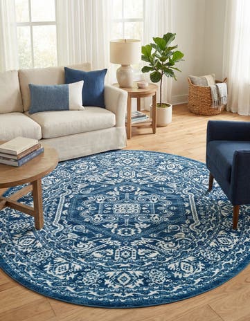 7' 10 x 7' 10 Boston Round Rug