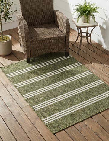 3' x 5' 3 Easy-Clean Jill Zarin Anguilla Indoor / Outdoor Rug