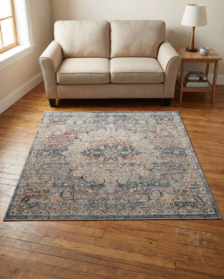 Detail image of 5' 3 x 5' 3 Newport Square Rug