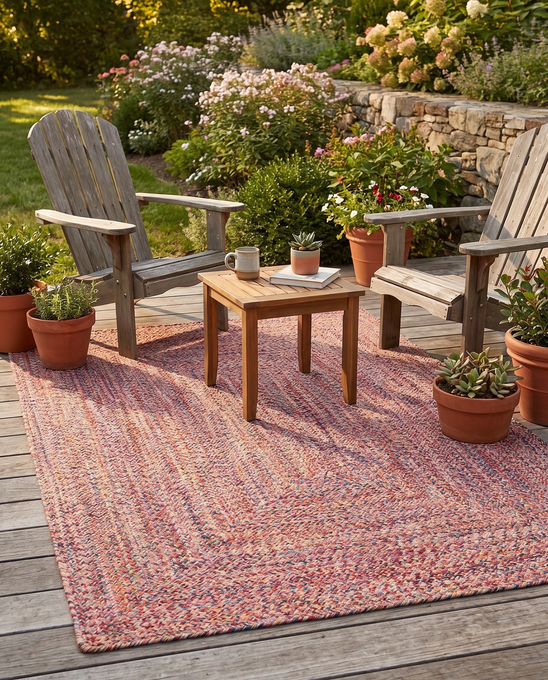 Easy-Clean Eco Verse Washable Indoor / Outdoor Rug