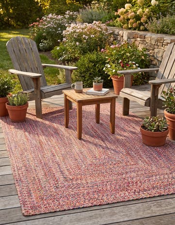 Easy-Clean Eco Verse Washable Indoor / Outdoor Rug