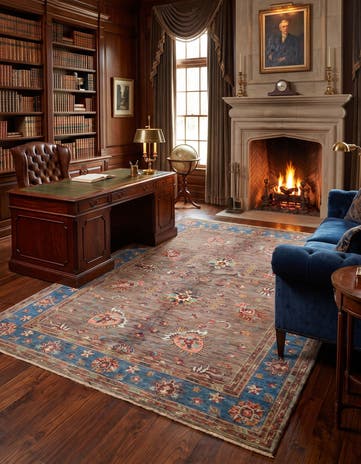 5' 9 x 7' 10 Hand Knotted Ariana Ziegler Rug