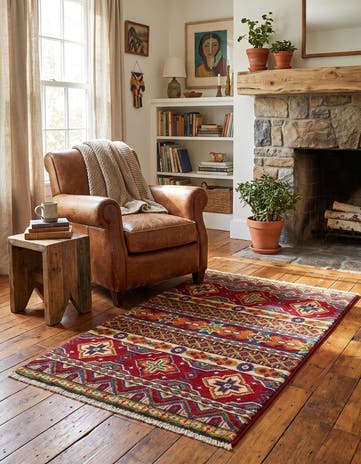 2' 1 x 3' 1 Hand Knotted Kazak Rug