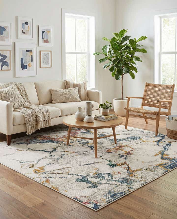 7' 3 x 7' 3 Gemstone Square Rug