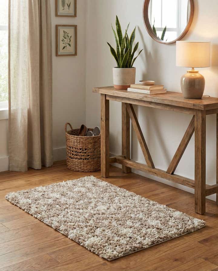 2' x 3' Moroccan Trellis Shag Rug