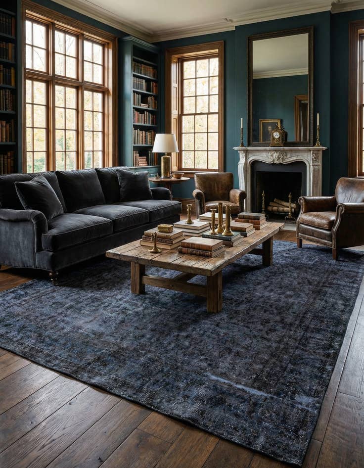 Detail image of 9' 6 x 12' 3 Hand Knotted Ultra Vintage Persian Wool Rug