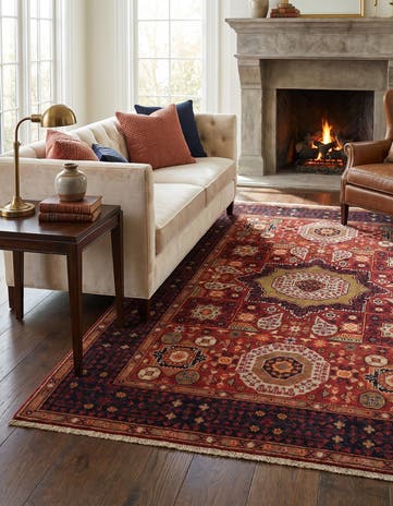 4' 2 x 6' Hand Knotted Mamluk Ziegler Rug