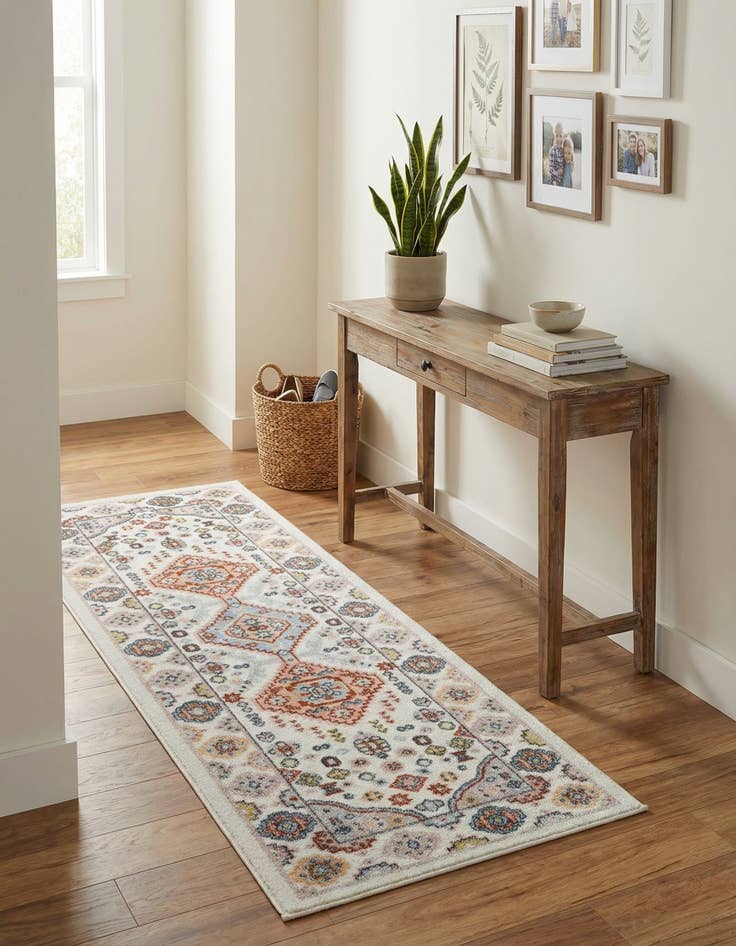 Detail image of 2' x 6' Kamala Washable Runner Rug