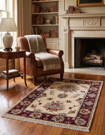 2' 2 x 3' 1 Hand Knotted Ziegler Rug