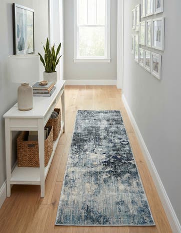 Gray Solaris Runner Rug