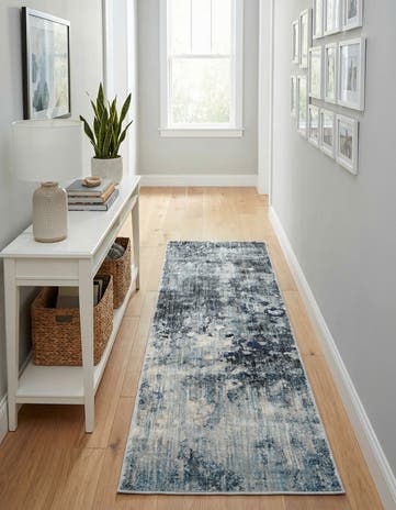 Gray Solaris Runner Rug