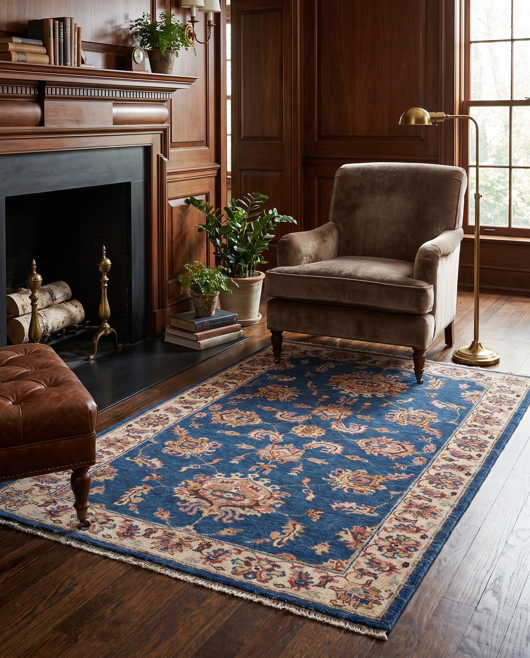 3' x 4' 10 Hand Knotted Ziegler Rug
