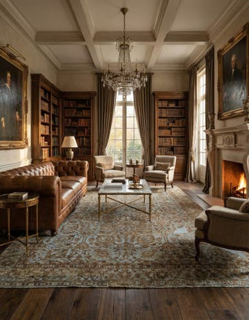 9' 6 x 12' 11 Hand Knotted Vintage Royal Persian Wool Rug