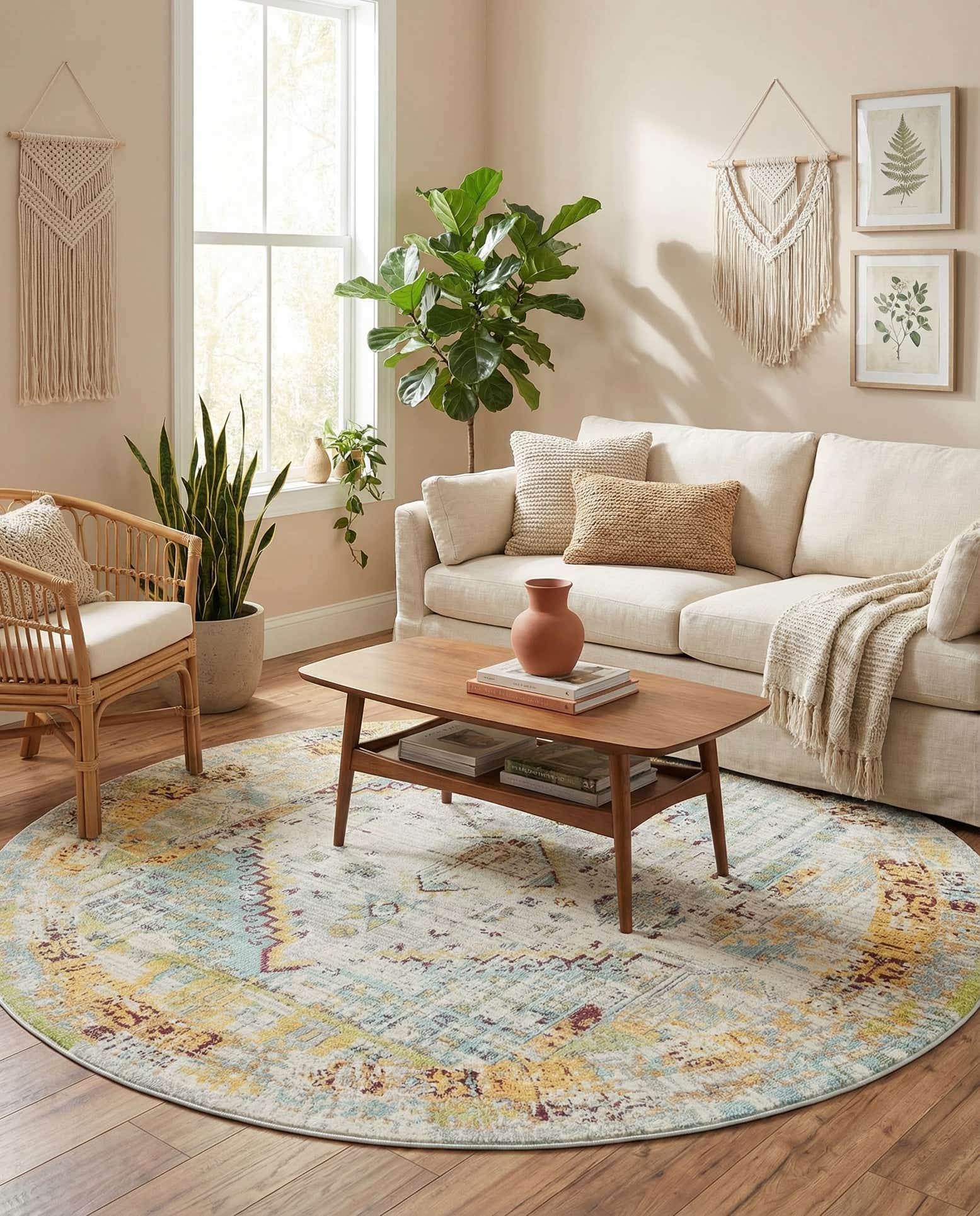 5' 5 x 5' 5 Havana Round Rug