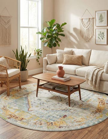 5' 5 x 5' 5 Havana Round Rug