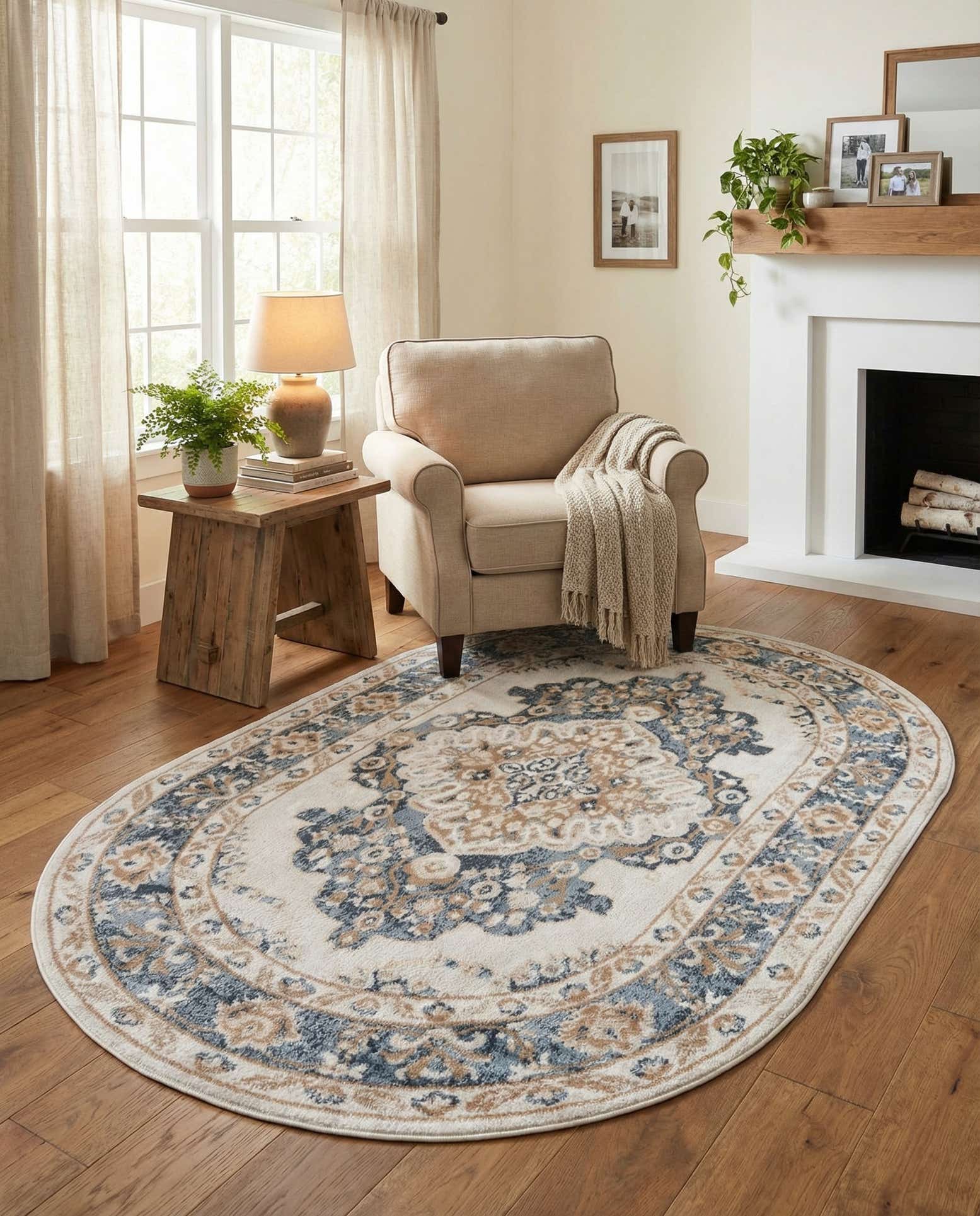 4' x 6' Oxford Oval Rug