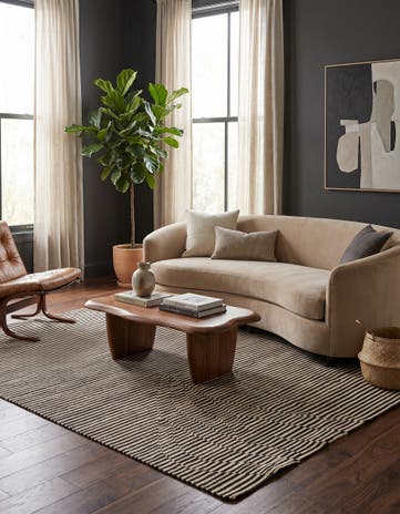 5' 8 x 7' 10 Hand Woven Kilim Modern Wool Rug