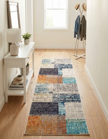 2' x 6' Washable Vivid Runner Rug