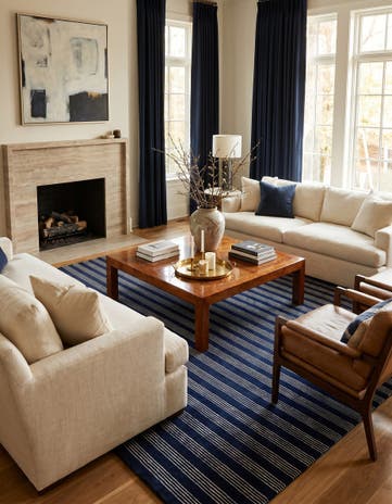 10' x 14' 1 Jill Zarin Striped Wool Rug