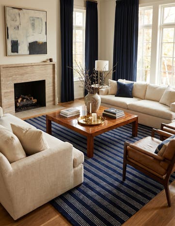 10' x 14' 1 Jill Zarin Striped Wool Rug