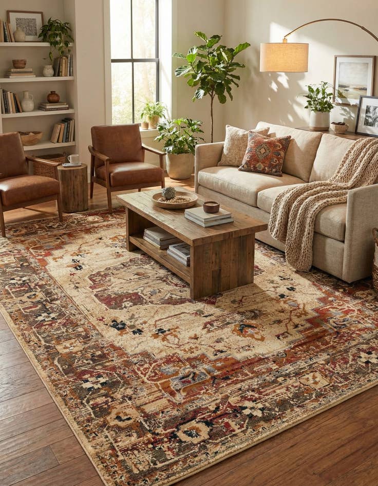 Detail image of 9' x 12' Saturn Rug