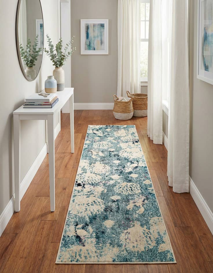 Detail image of 2' x 8' Washable Amalfi Runner Rug