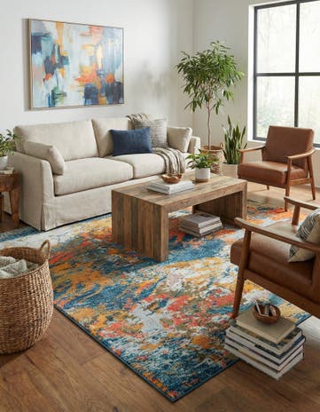 Washable Vivid Rug