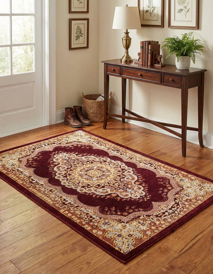 Detail image of 3' 3 x 5' 3 Kamala Washable Rug