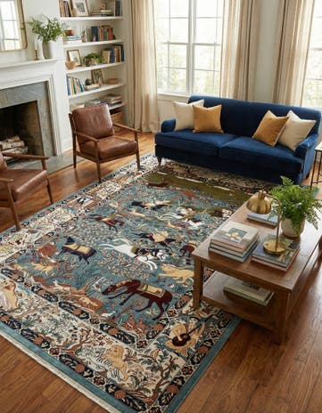 7' 10 x 11' Nain Design Rug
