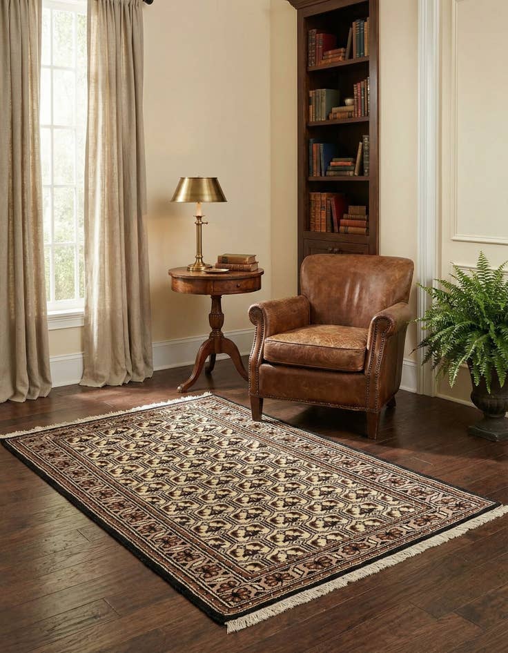 Detail image of 3' x 5' 2 Hand Knotted Ferdos Wool Rug