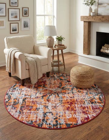 5' 3 x 5' 3 Lucerne Round Rug