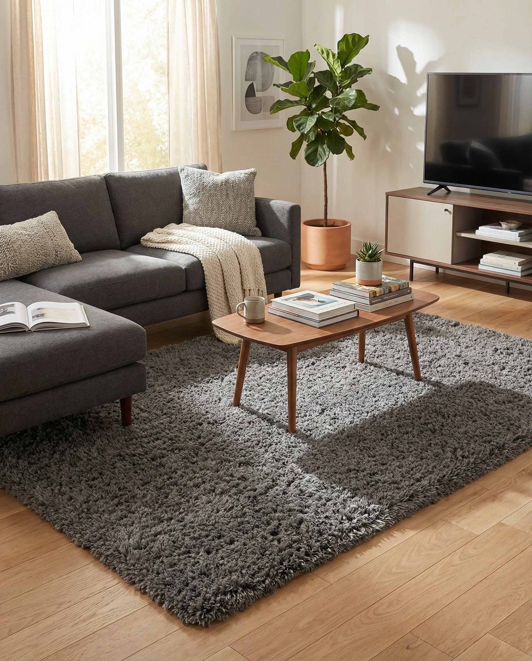 5' x 8' Infinity Shag Rug