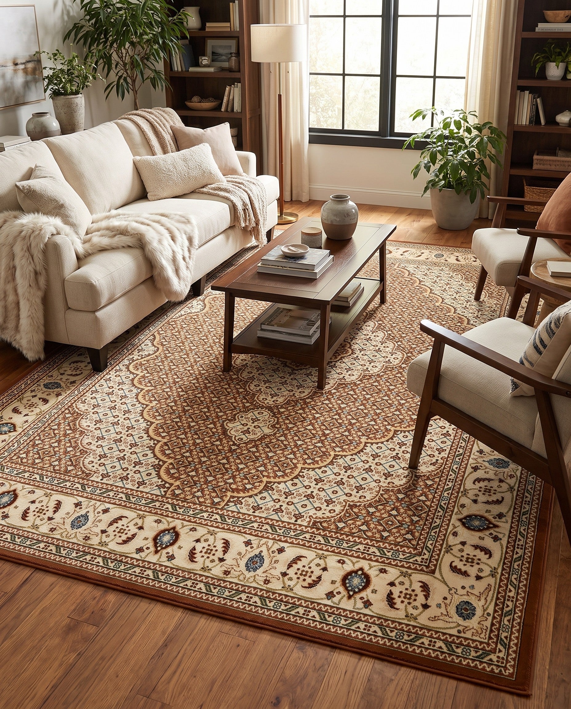 7' 10 x 10' Nain Design Rug