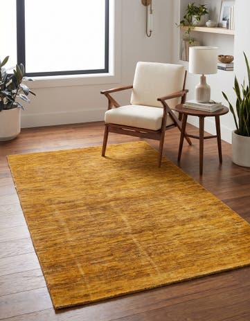 4' 2 x 6' 2 Hand Knotted Modern Ziegler Oriental Rug