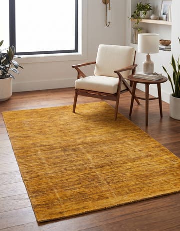 4' 2 x 6' 2 Hand Knotted Modern Ziegler Oriental Rug