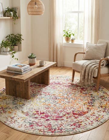 5' 3 x 5' 3 Arlington Round Rug