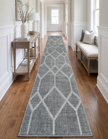 3' x 19' 8 Lattice Trellis Runner Rug