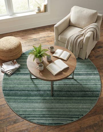 5' 3 x 5' 3 Gemstone Round Rug
