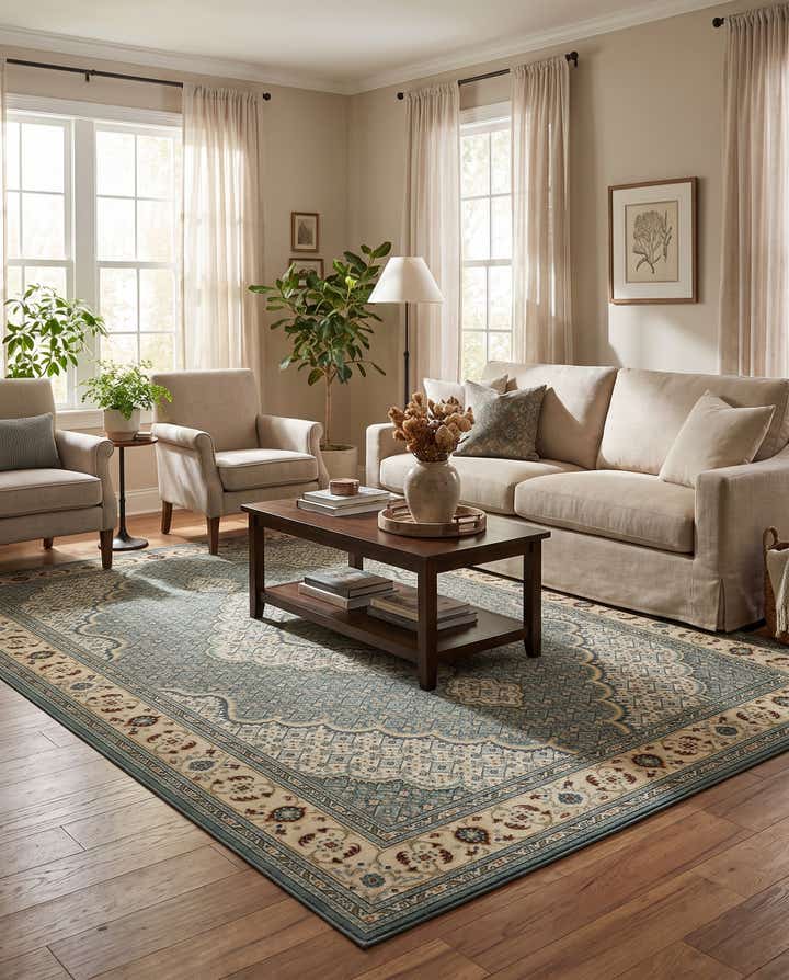 5' 3 x 8' Nain Design Rug