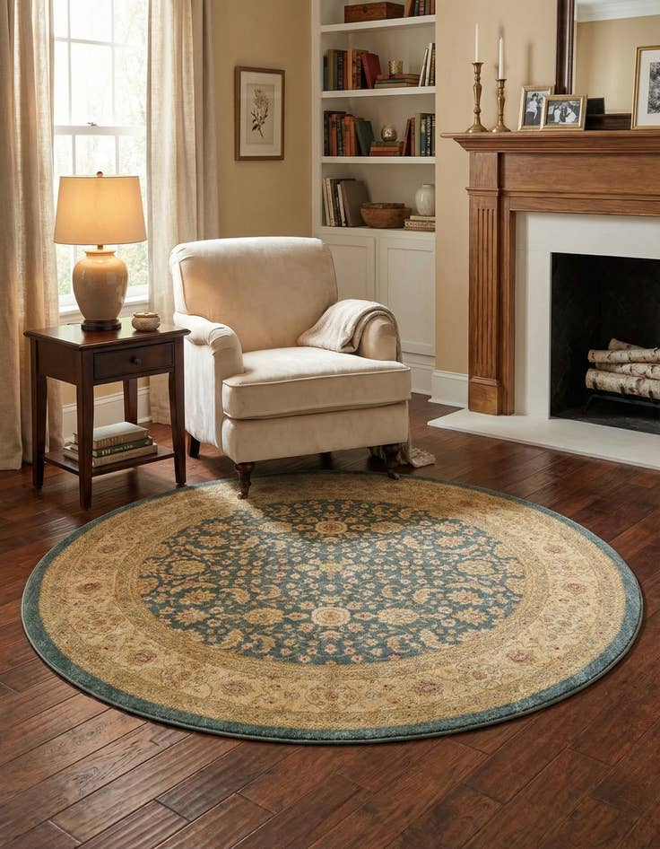 Detail image of 6' x 6' Kensington Round Rug