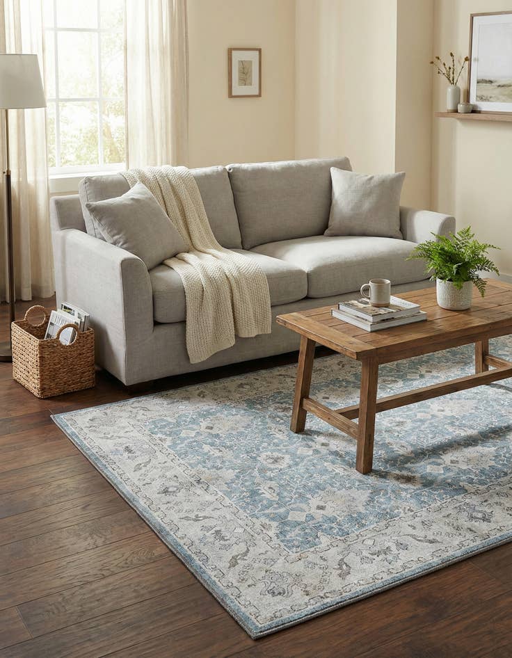 Detail image of 3' 6 x 5' 6 Washable Timeless Rug
