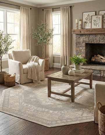 7' 10 x 7' 10 Whitney Octagon Rug