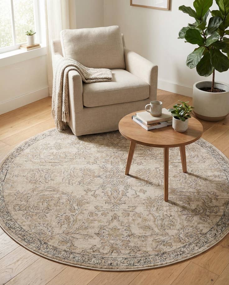 Detail image of 6' x 6' Oregon Round Rug