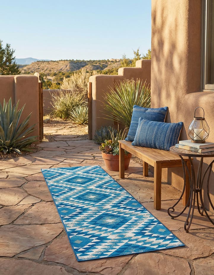 2' x 6' Easy-Clean Southwestern Indoor / O...
