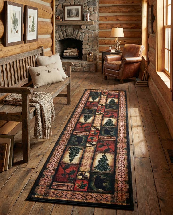 Detail image of 2' 7 x 10' Yara Runner Rug