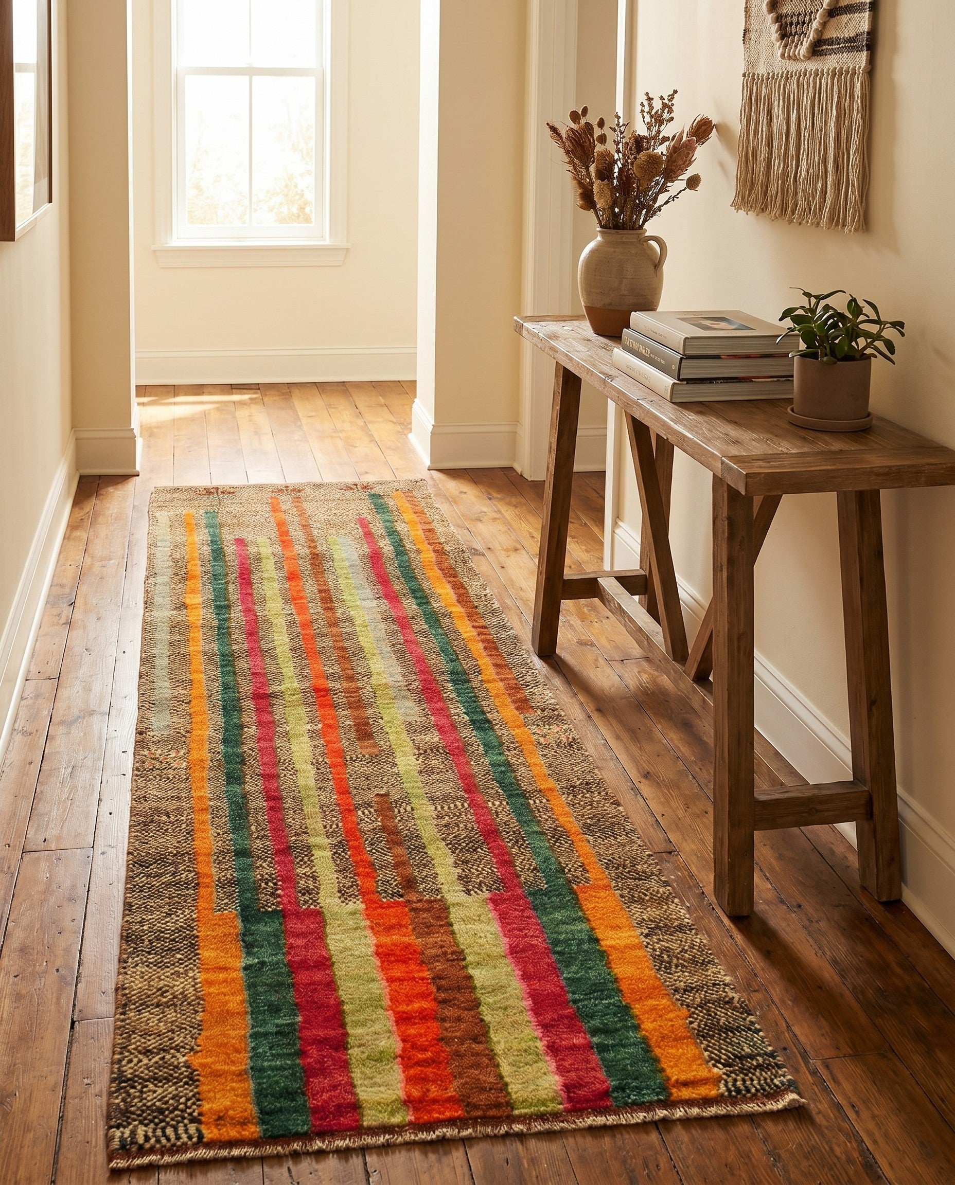 2' 9 x 8' 2 Hand Knotted Balouch Wool Runner Rug