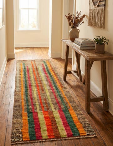 2' 9 x 8' 2 Hand Knotted Balouch Wool Runner Rug