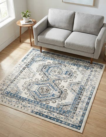 5' 3 x 5' 3 Charlotte Square Rug