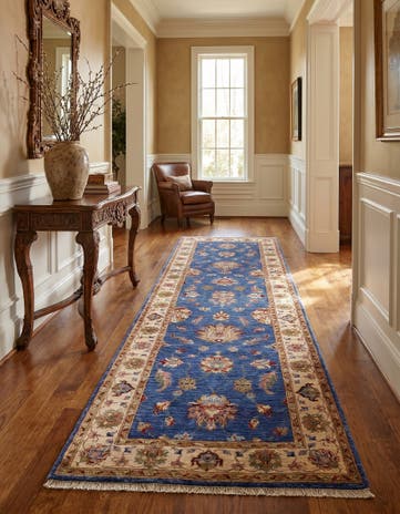 2' 10 x 10' 1 Hand Knotted Peshawar Ziegler Runner Rug