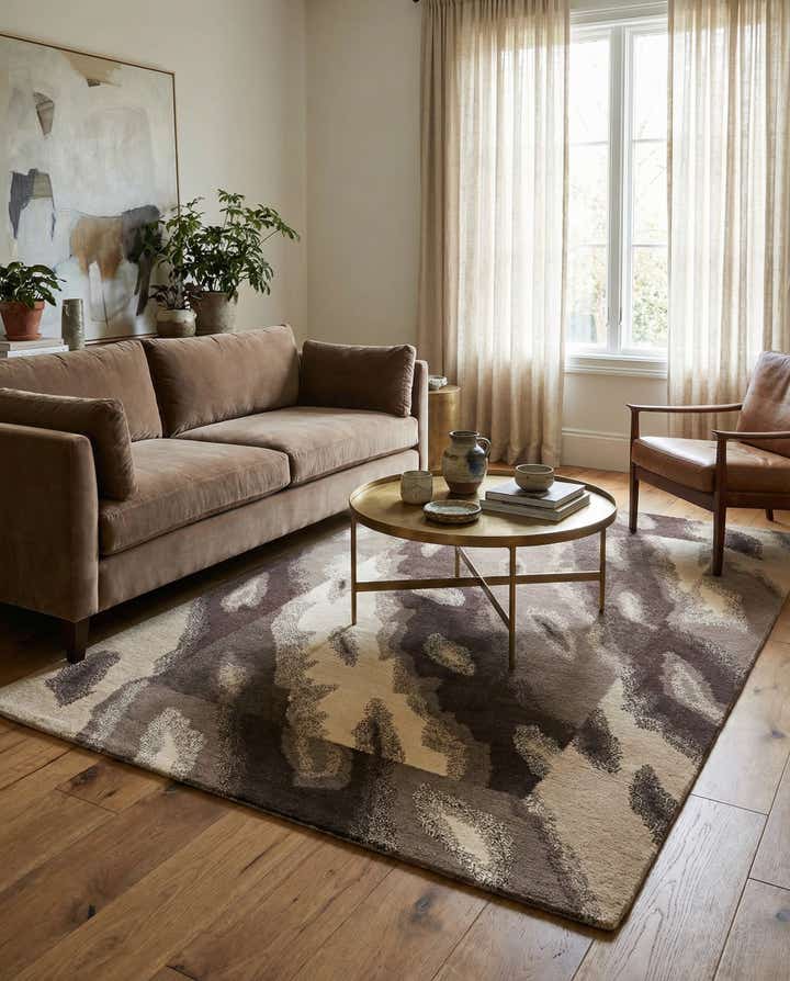 4' x 5' 9 Hand Knotted Nepal Wool Rug